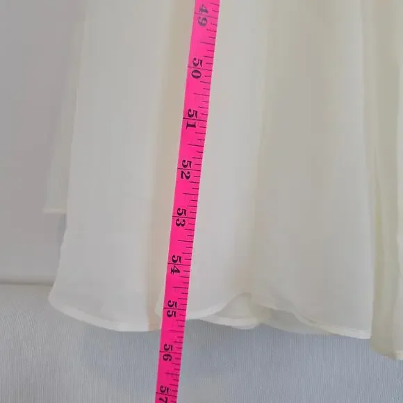 Bronx and Banco Adrian Strapless Drop-Waist Sheer bottom Maxi Dress Sz 6 Med NWT - Picture 13 of 14